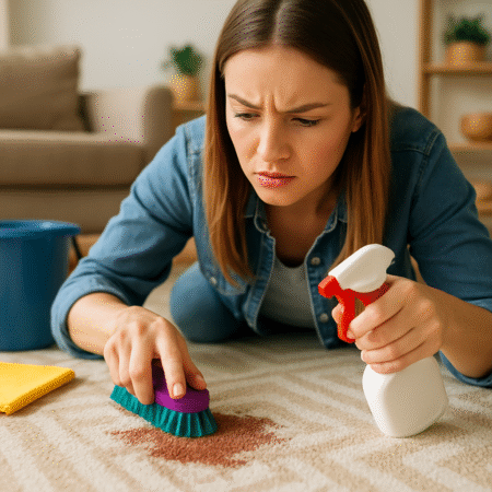 Domowe sposoby na czyszczenie dywanów – poradnik krok po kroku.